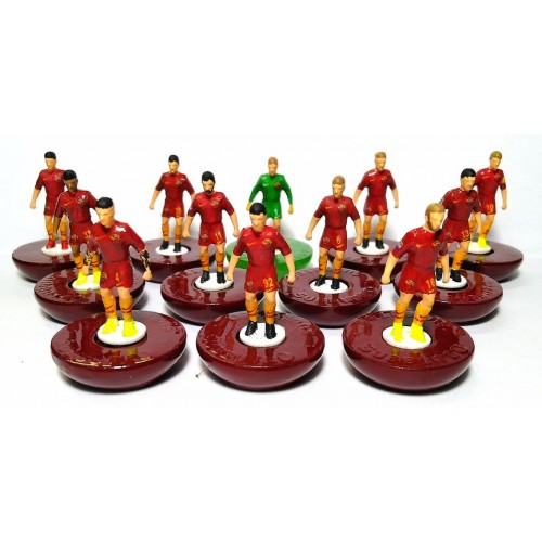 Subbuteo Andrew Table Soccer Roma 2016-17 on Classic Hasbro Bases